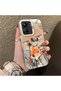 Case for Xiaomi Redmi 13C 4G/5G Compatible Cartoon Fox Nick Pattern Case Acrylic Hard Back Silicon Edges - 2