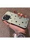 حافظة حماية متوافقة مع هاتف iPhone 16 Pro Max، بخطوط جانبية ونمط نجمة سوداء، مصنوعة من الأكريليك الصلب وحافة من السيليكون - 3