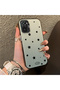 Xiaomi Poco M5S Compatible Edge Striped Black Star Pattern Protective Case Acrylic Hard Back Silicon Edge - 2