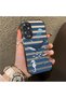 Oppo A60 Compatible Sea Creatures Whale Horse Seahorse Patterned Case Acrylic Back Cover Silicone Edge - 2