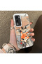 Oppo A5 4G/5G Compatible Cartoon Fox Nick Patterned Case Acrylic Hard Back Silicon Edges - 2