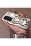 Samsung Galaxy S25 Ultra Compatible Cartoon Fox Judy Patterned Case Acrylic Hard Back Silicone Edge - 3