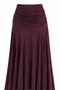 Plum Waist Draped Asymmetrical Skirt - 2Y3366 - 2