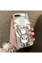 حافظة متوافقة مع هاتف iPhone 7 Plus/8 Plus مزينة بنمط رسوم متحركة على شكل ثعلب جودي، مصنوعة من الأكريليك الصلب وحافة من السيليكون - 2