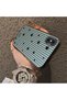 iPhone X/Xs Compatible Edge Striped Black Star Pattern Protective Case Acrylic Hard Back Silicon Edge - 4