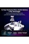 Rainbow 3 Wireless Controller 2000Hz Polling Rate Capacitive Joystick 16 Mechanical Keys - 6
