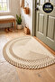 Mi̇rel Wicker Jute - Door Mat - Welcome Mat - Patterned - Wicker Mat - Decorative Stylish - Floor Mats