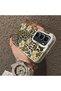 Infinix Hot 60 5g Compatible Aesthetic Flower-Leopard Pattern Case Acrylic Hard Back Silicon Edge - 4