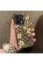 Oppo Reno 14/14F Compatible Aesthetic Floral-Leopard Pattern Case Acrylic Hard Back Silicone Edge - 2