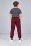 Boys' Jogger Sweatpants with Elastic Cuffs, Lace-Up Waist, Pockets, Casual Sports Trousers - 4