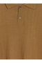 Ozmarka New Season Yellow Polo Collar Men's Knitwear Sweater - 3