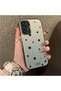 Samsung Galaxy A73 Compatible Edge Striped Black Star Pattern Protective Case Acrylic Hard Back Silicon Edge - 2