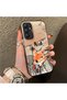 Samsung Galaxy A34 Compatible Cartoon Fox Nick Patterned Case Acrylic Hard Back Silicon Edge - 2