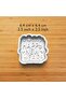 2027 Happy New Year Set of 4 Cookie and Candy Dough Molds - 5