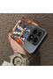 Xiaomi Mi 15t Compatible Hard Acrylic Back Silicone Edge Lens Protection Mechanical Robot Pattern Case - 4
