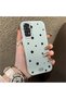 Xiaomi Redmi Note 11/Note 11S Compatible Edge Striped Black Star Pattern Protective Case Acrylic Hard Back Silicone Edge - 3