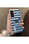 Samsung Galaxy A36/A56 Compatible Sea Creatures Whale Horse Seahorse Patterned Case Acrylic Back Cover Silicone Edge - 2