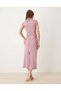 Rochie maxi, roz - XS - 4