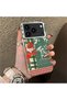 iPhone 17 Pro Max Compatible Acrylic Hard Back Panel with Silicone Edges Vegetable Flower Pattern Phone Case - 2