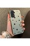 Xiaomi Redmi Note 11/Note 11S Compatible Edge Striped Black Star Pattern Protective Case Acrylic Hard Back Silicone Edge - 3