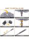 Dusters for Cleaning,9Pcs Feather Duster with Extension Pole Up to 100'',Bendable Extendable Long Fe - 4