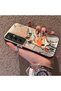 Realme C65 4g Compatible Cartoon Fox Nick Patterned Case Acrylic Hard Back Silicon Edge - 3