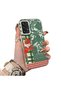 Samsung Galaxy A73 Compatible Acrylic Hard Back Panel with Silicone Edges Vegetable Flower Pattern Phone Case