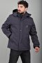 Softsheel Winter Coat with Fur Inside and Chest Detail Kmd 833_50524 - 3