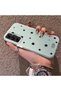 Samsung Galaxy A05S Compatible Edge Striped Black Star Pattern Protective Case Acrylic Hard Back Silicone Edge - 3