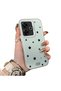 Xiaomi Poco M6 4g Compatible Edge Striped Black Star Pattern Protective Case Acrylic Hard Back Silicon Edge
