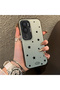 Vivo Y31/Y21D Compatible Edge Striped Black Star Pattern Protective Case Acrylic Hard Back Silicon Edge - 2