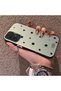Samsung Galaxy A73 Compatible Edge Striped Black Star Pattern Protective Case Acrylic Hard Back Silicon Edge - 3