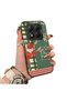 Xiaomi Poco X7 Compatible Acrylic Hard Back Panel with Silicone Edges Vegetable Flower Pattern Phone Case