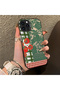 حافظة هاتف متوافقة مع iPhone 13 Pro Max مصنوعة من الأكريليك الصلب مع لوحة خلفية من السيليكون وحواف من السيليكون بنمط زهرة الخضروات - 2