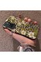 Xiaomi Redmi 10 4g Compatible Aesthetic Flower-Leopard Pattern Case Acrylic Hard Back Silicone Edge - 3