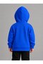 Unisex Children's Saks Blue 100% Cotton Cardigan 3-Ply Fabric Without Shardons (4-Season) - 6