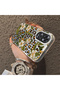 Oppo A60 Compatible Aesthetic Floral-Leopard Pattern Case Acrylic Hard Back Silicone Edge - 4