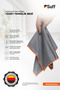 Wandelröschen Microfiber Surface Cleaning Cloth Anti-Water Stain Shower Cabin Glass Cleaning Cloth 40X40 cm Orange - 3