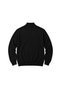 Men's Large Size Black Zipper Stand Collar Cotton Sweater 3Xl-4Xl-5Xl-6Xl - 5