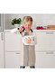Mariatheres Children's Apron, Gray-Beige, 45X57 cm - 2