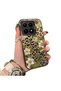 Xiaomi Mi 15t Compatible Aesthetic Floral-Leopard Pattern Case Acrylic Hard Back Silicone Edge