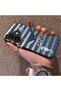 iPhone 16 Compatible Sea Creatures Whale Horse Seahorse Patterned Case Acrylic Back Cover Silicone Edge - 3