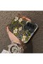Samsung Galaxy A17 4G/5G Compatible Aesthetic Flower-Leopard Pattern Case Acrylic Hard Back Silicon Edge - 4