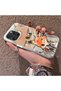 iPhone 16 Pro Max Compatible Cartoon Fox Nick Patterned Case with Acrylic Hard Back and Silicone Edges - 3