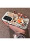 Samsung Galaxy S23 Ultra Compatible Cartoon Fox Nick Patterned Case Acrylic Hard Back Silicon Edge - 3
