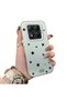 Xiaomi Poco X7 Compatible Edge Striped Black Star Pattern Protective Case Acrylic Hard Back Silicone Edge