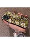 Xiaomi Redmi Note 12 5g Compatible Aesthetic Floral-Leopard Pattern Case Acrylic Hard Back Silicone Edge - 3