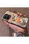 Realme Note 50 Compatible Cartoon Fox Nick Patterned Case Acrylic Hard Back Silicone Edge - 3