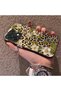 Oppo A6 Pro 4G/5G Compatible Aesthetic Flower-Leopard Pattern Case Acrylic Hard Back Silicon Edge - 3