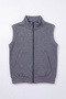 Boy's 3 Threaded Collar Vest, Striped Sweatpants, Long Sleeve Single Jersey 3-Piece Set - 2